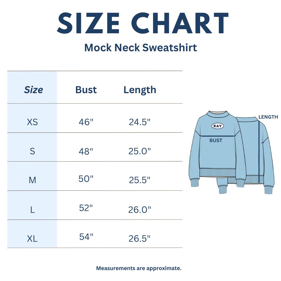 Mock Neck Sweatshirt