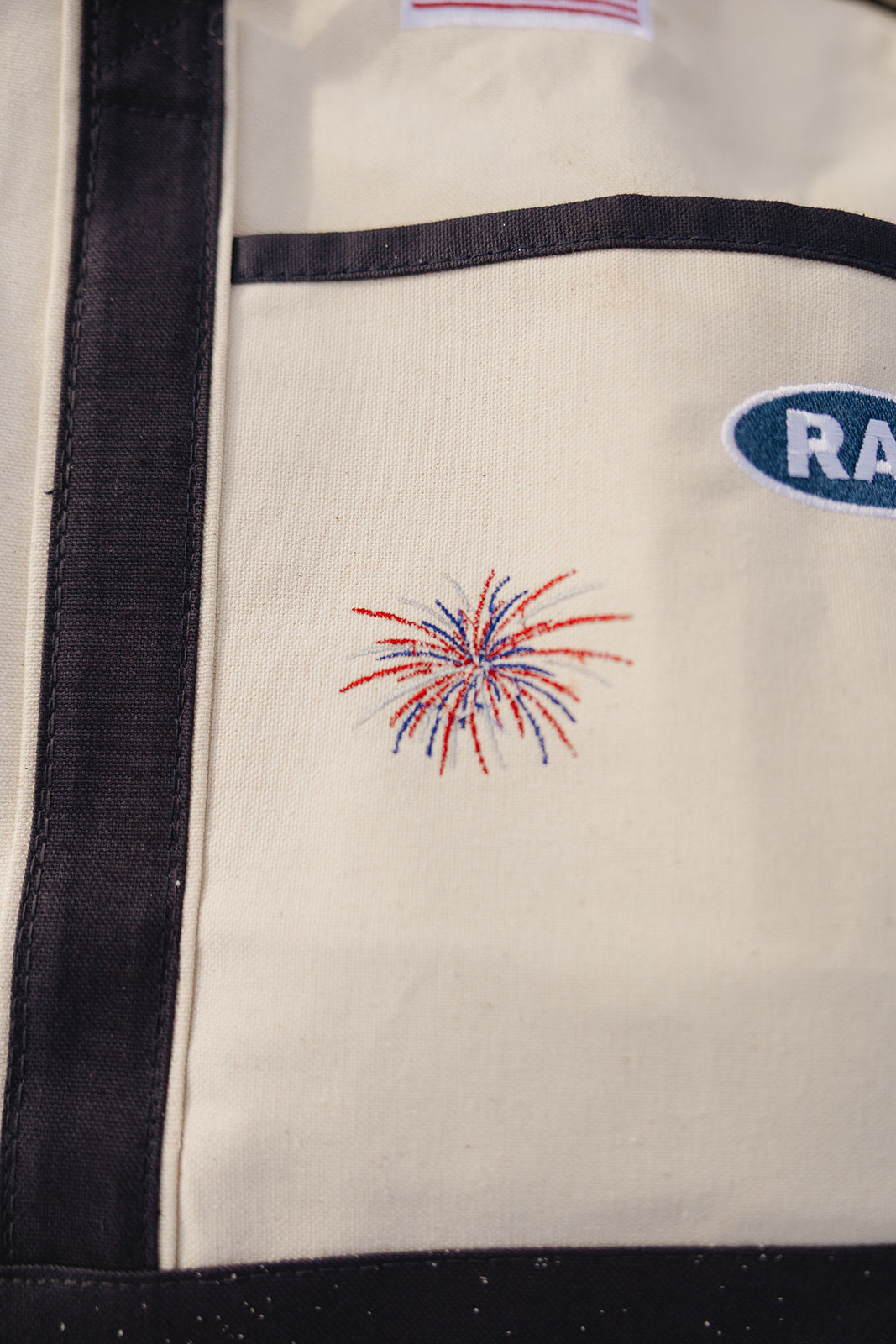 USA Ray Canvas Tote Bag