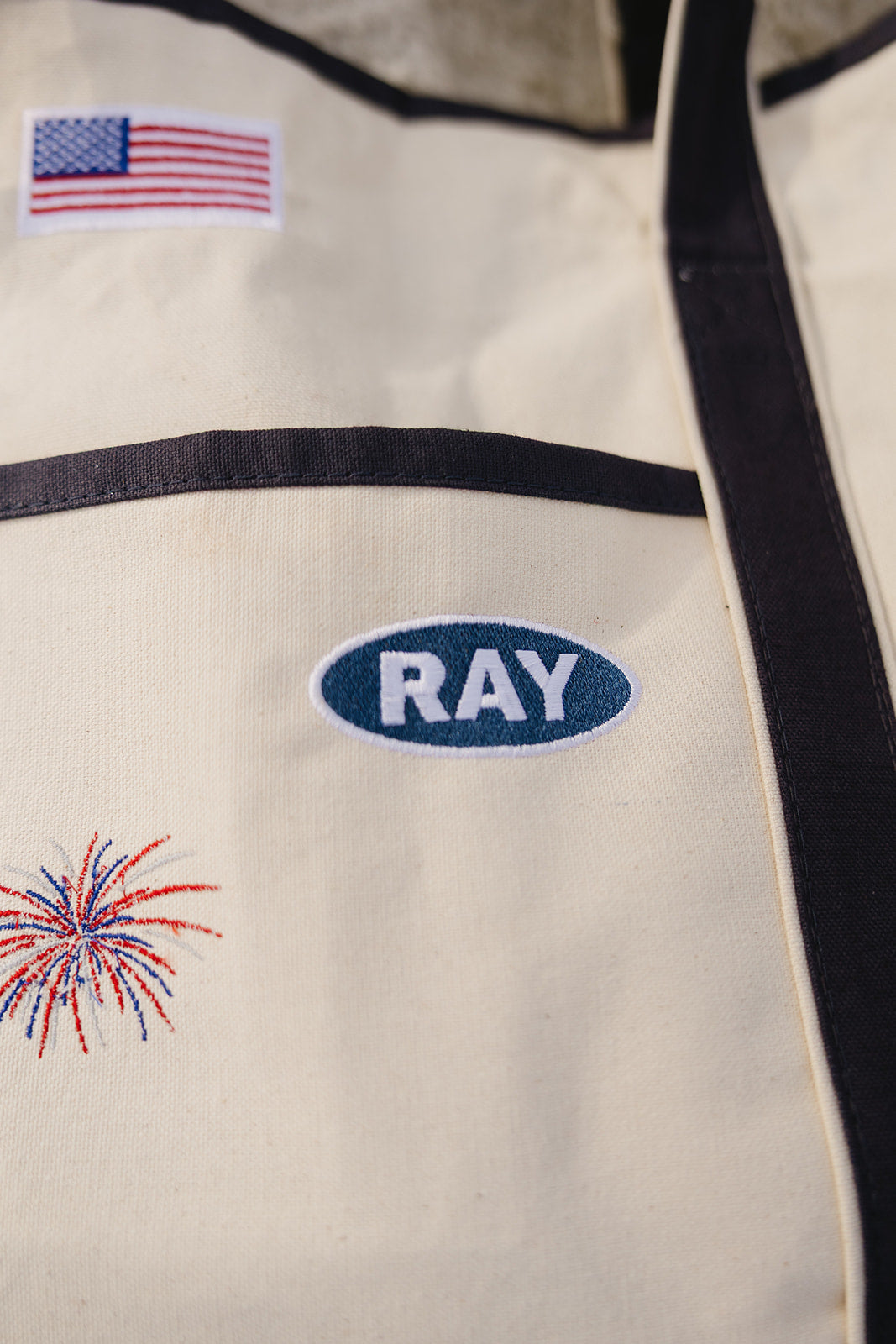 USA Ray Canvas Tote Bag