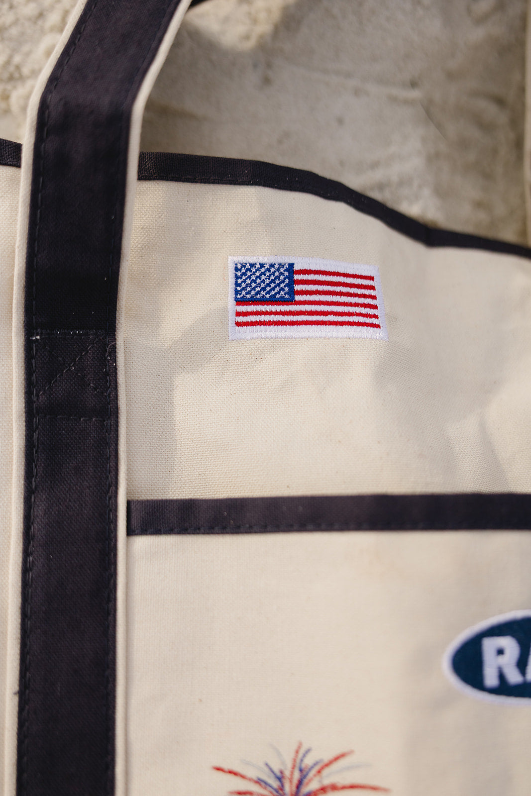 USA Ray Canvas Tote Bag