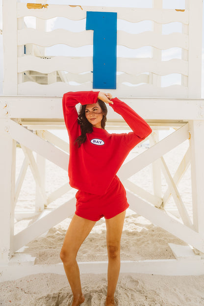 Mock Neck Sweatshirt