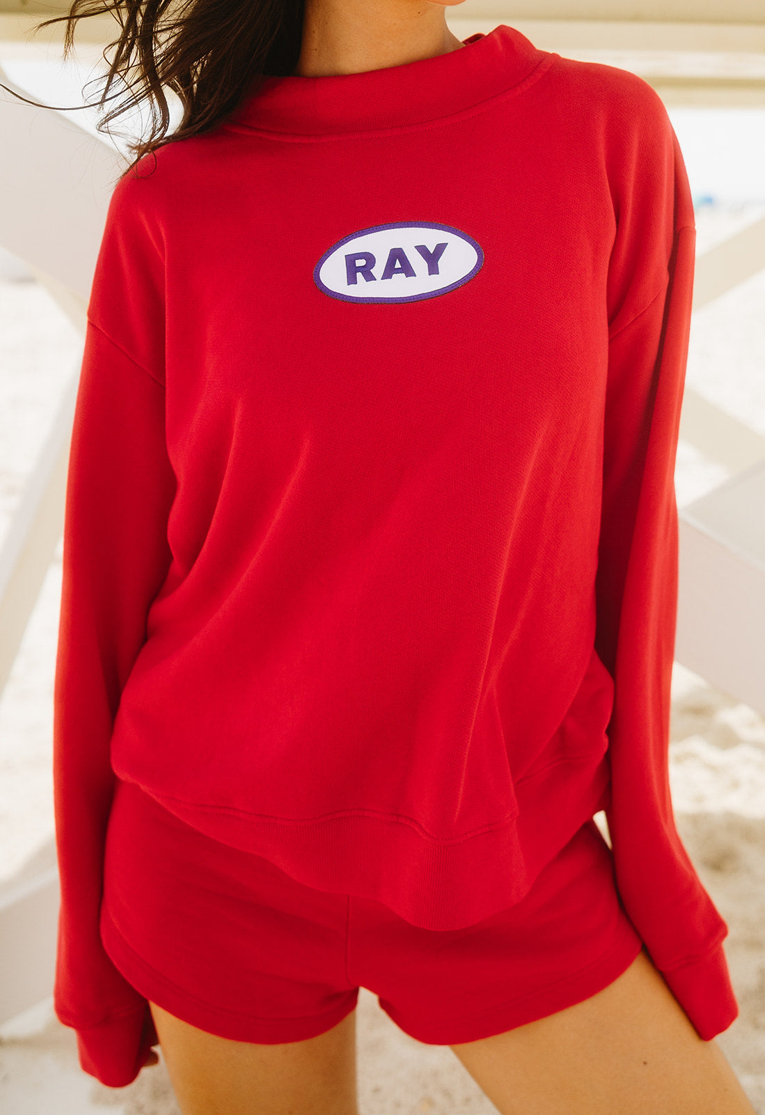Mock Neck Sweatshirt