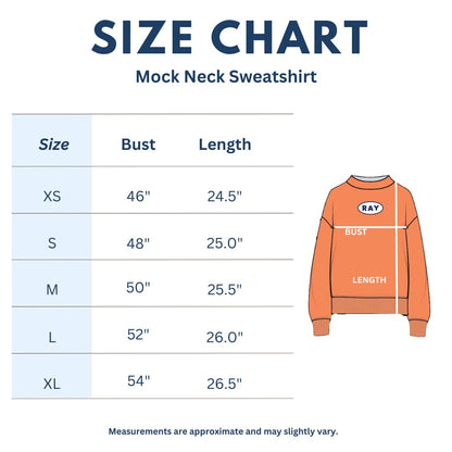 Mock Neck Sweatshirt