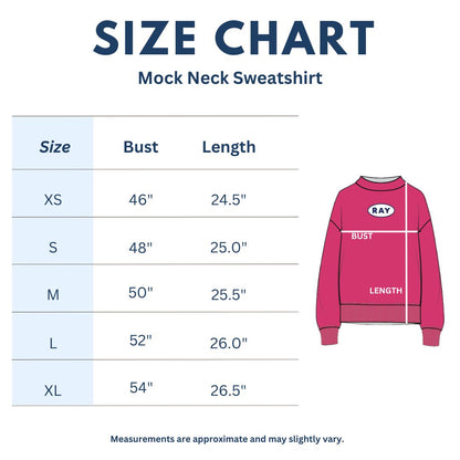 Mock Neck Sweatshirt