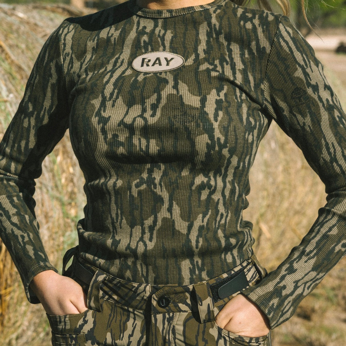 Long Sleeve Fitted Tee - Mossy Oak® Bottomland® – Ray The Brand