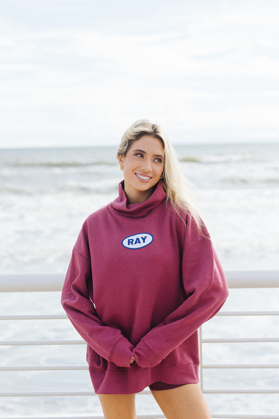 Sport Mock Neck Sweatshirt