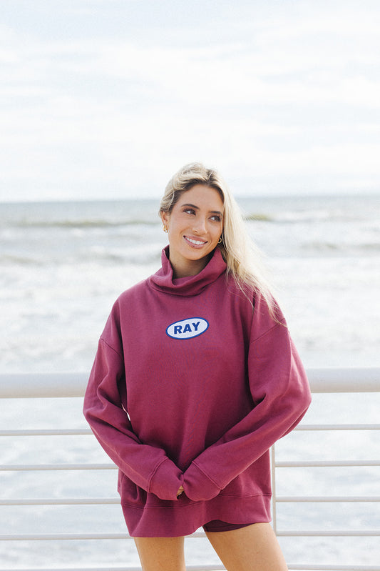Sport Mock Neck Sweatshirt