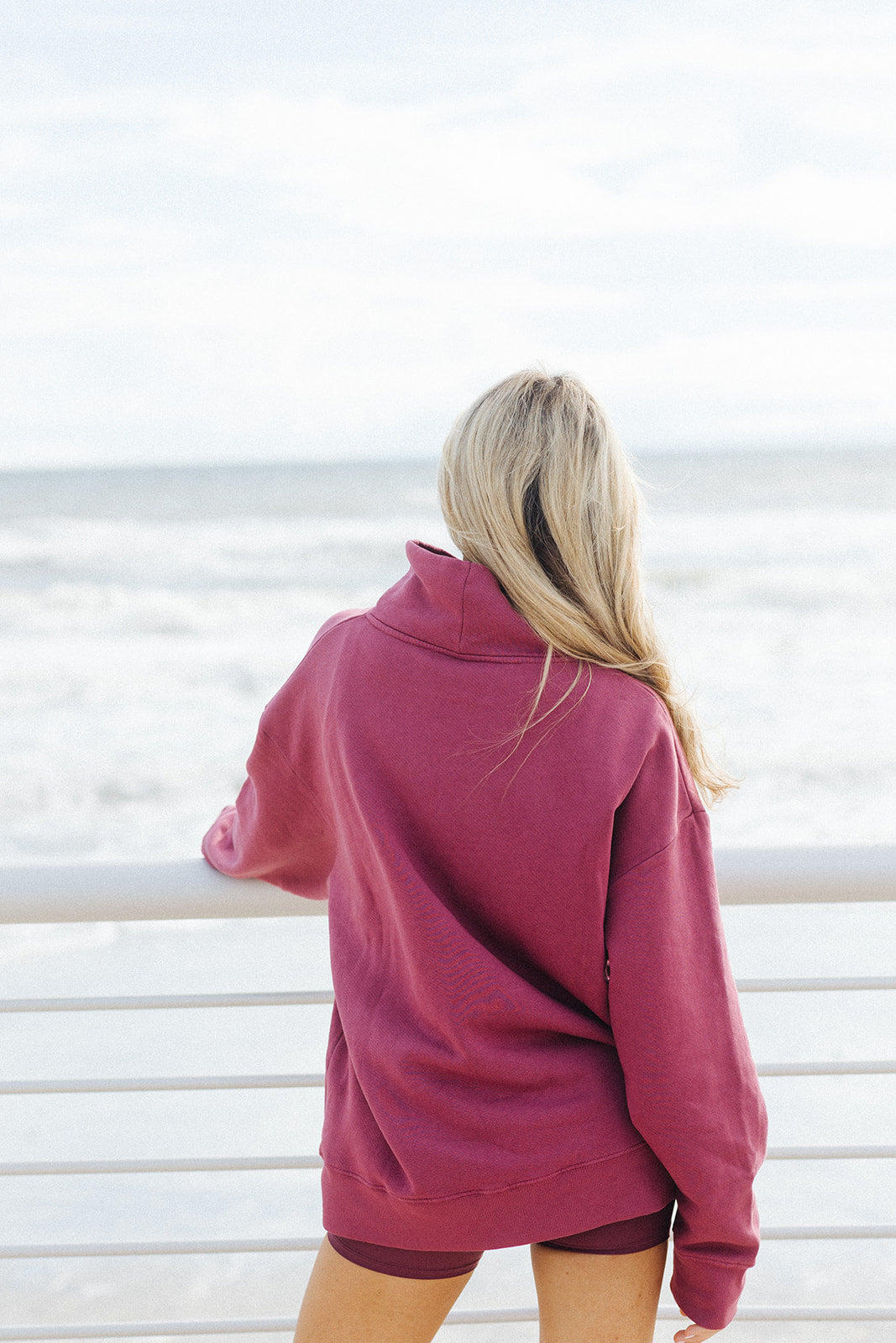 Sport Mock Neck Sweatshirt