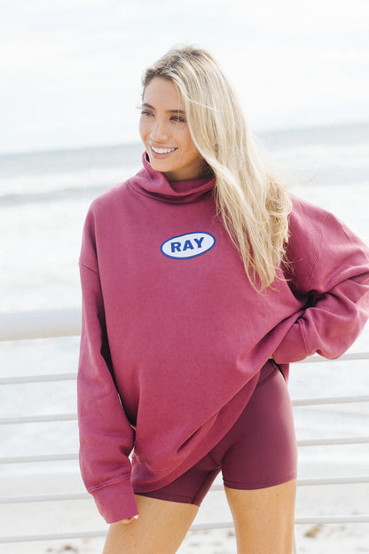 Sport Mock Neck Sweatshirt