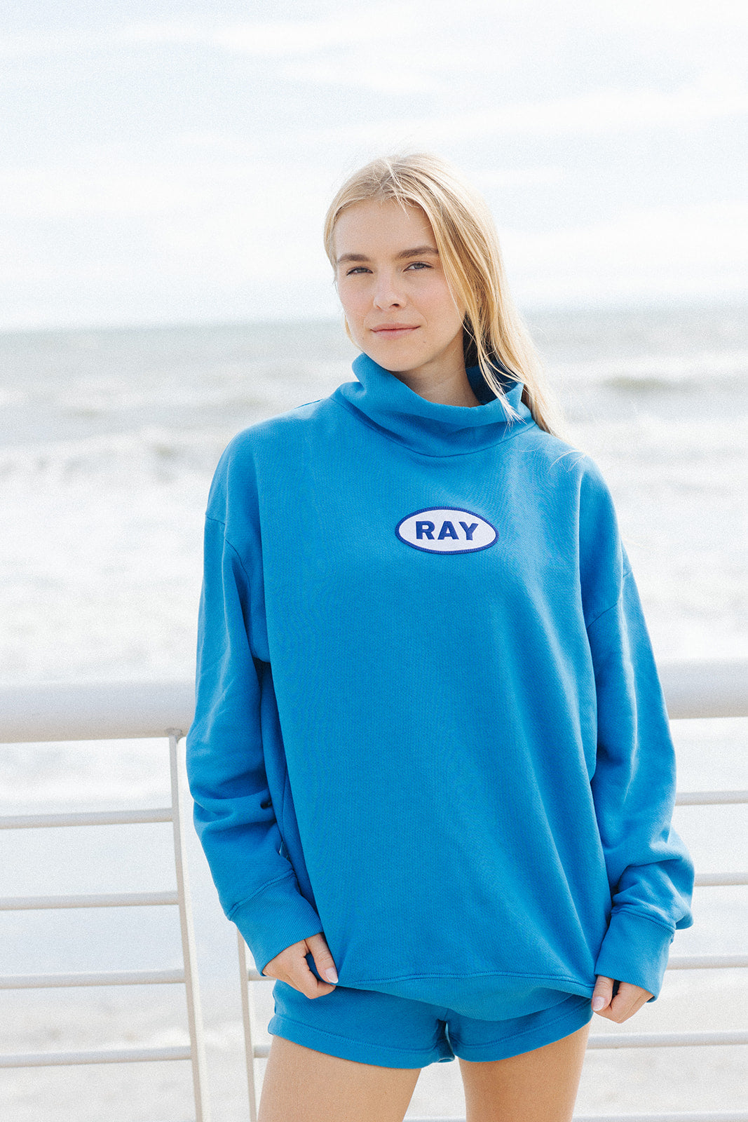 Sport Mock Neck Sweatshirt