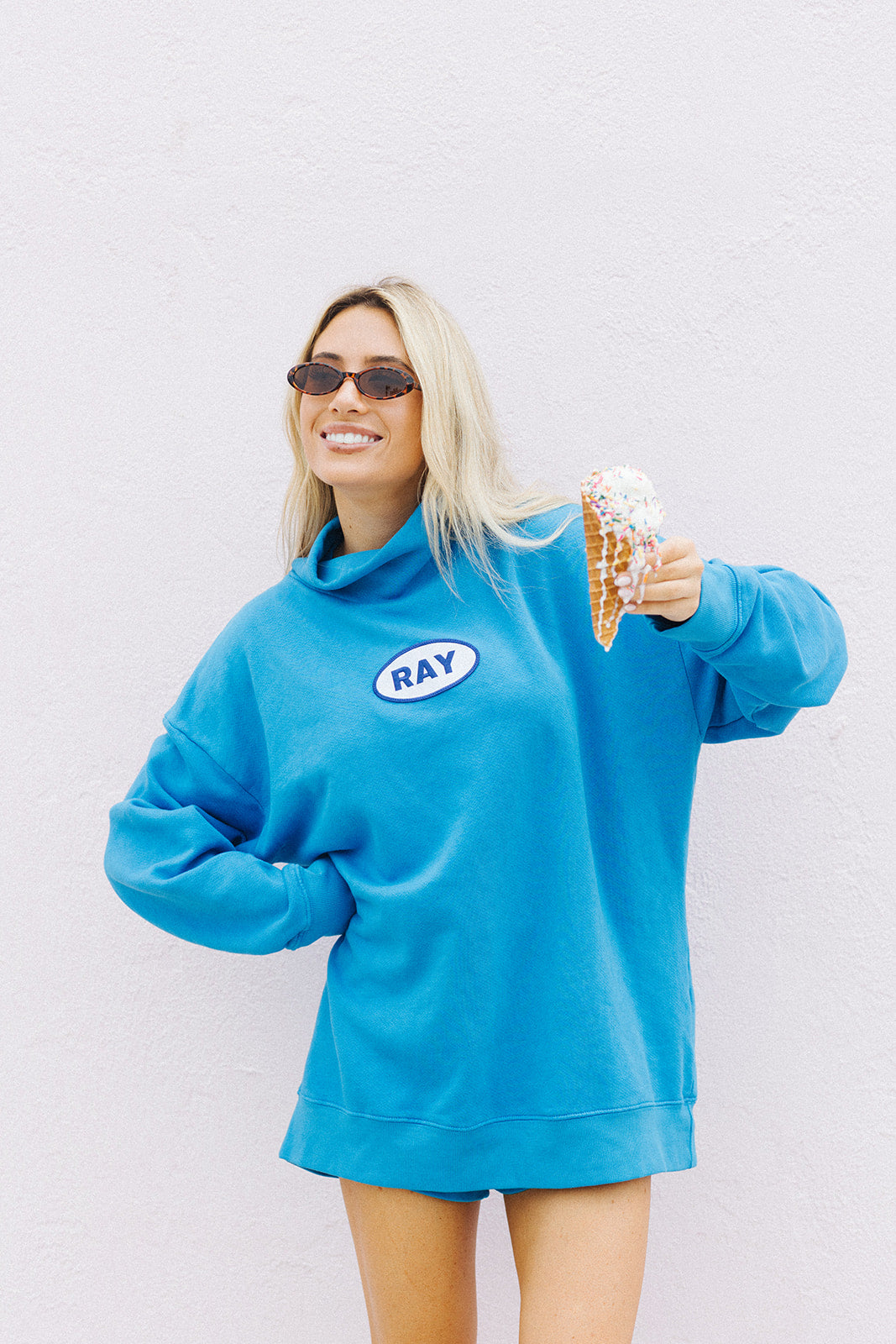 Sport Mock Neck Sweatshirt